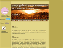 Tablet Screenshot of gqmnf.org